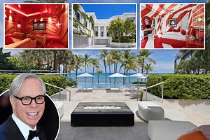 Inside Tommy Hilfiger's wild $24.5M Miami mansion complete with Mickey Mouse-themed bedroom and all-red movie theater