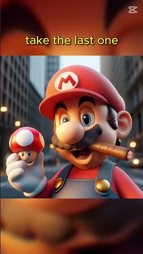 Princess Peach eats Mario mushroom