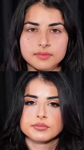 Navi Brar ❤️ on Instagram: "Soft glam tutorial for the stunning ✨ ✨ Embryolisse Sensitive All-in-One Moisturizer ✨ Vasanti Color Corrector ✨ NARS Light Reflecting Foundation ✨ Anastasia Cream Bronzer ✨ Rare Beauty Blush in Virtue ✨ Fit Me Blush - 40 peach ✨ NARS Creamy Concealer Now taking"