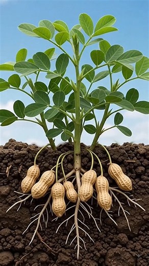 The Amazing Journey of a Peanut Seed🥜🥜#peanut #gardening#plantgrowth#shorts