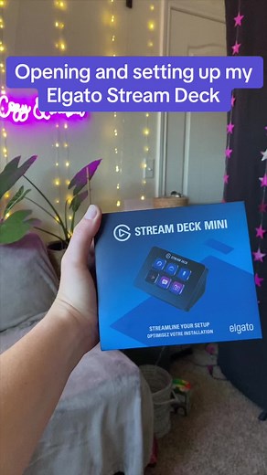 Elgato Stream Deck Mini 🤩 quick and easy basic set up! #primedaydeals #streamertools #streamertips #elgatostreamdeck #smallstreamer #setup #streamdeck #playstation5 #obs #gamingsetup