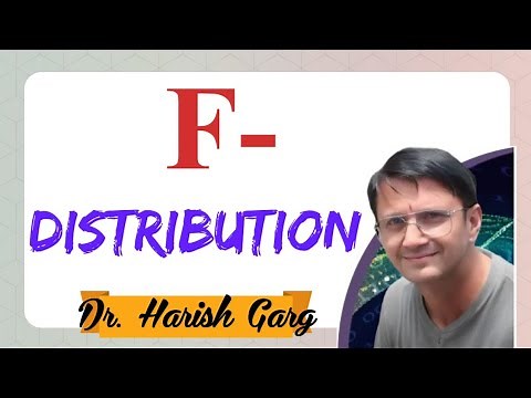 F-Distribution and its Mean and Variance