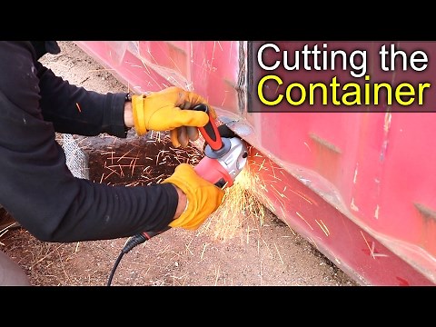 Cutting the Container - Container shop project 1