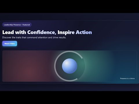 Leadership Presence: 12 Traits to Command Respect