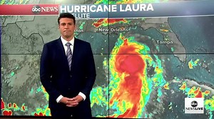 8.8K views · 77 reactions | "This is much larger, much more powerful than Marco," Greg Dutra reports on Hurricane Laura. https://abcn.ws/34w7hQZ The storm is forecast to make landfall Wednesday night as a major Category 3 hurricane with winds of up to 115 mph in eastern Texas. | ABC News Live | Facebook