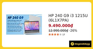 Laptop HP 240 G9 i3 (6L1X7PA) - Chính hãng, mua trả chậm