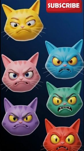 Crazy Scary Cat Animation 😼👻😳😶🐾️ #cat #scary #animation