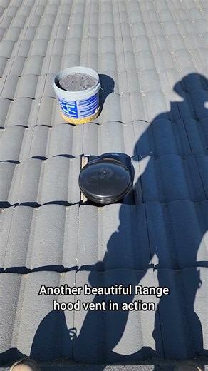 Another Beautiful Day in Australia Installing Range Hood Roof Vents #diy #australia