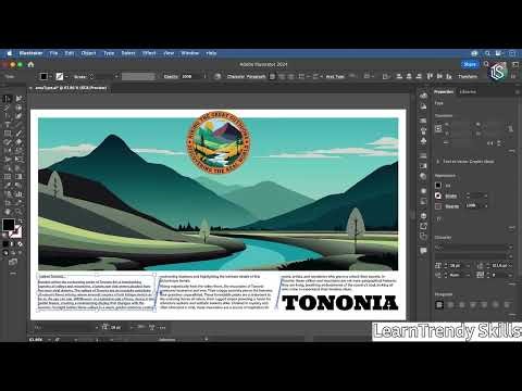 How to Use Area Type in Adobe Illustrator | Full Text Tool Guide