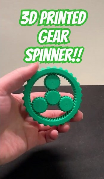 I 3D Printed a Planetary Gear Spinner