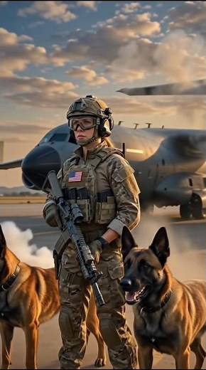 Delta Force vs Elite K9 Unit 🐕‍🦺🔥 Who’s More Dangerous? #k9master #skydiving #helicopter #airforce