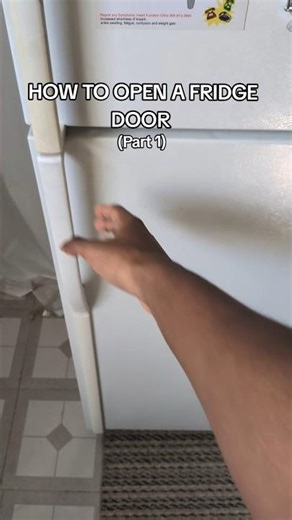 How To Open A Fridge Door (Advanced Tutorial)