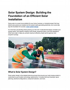 Solar System Design - SlideServe