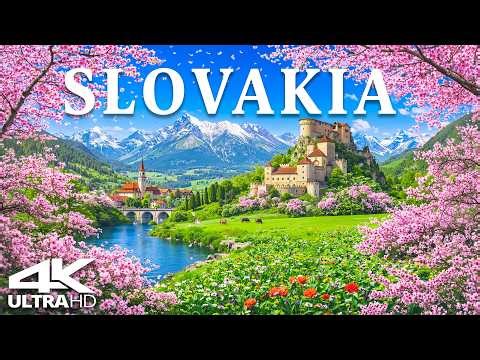 Spring in Slovakia 4K | Majestic Mountains, Historic Castles & Blooming Meadows 🌸