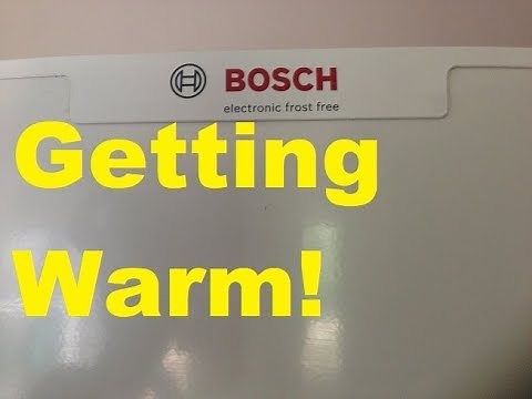 Frost Free Fridge Freezer: How to Defrost manually after Fan Stuck, Bosch Classixx, Ice up, blocked
