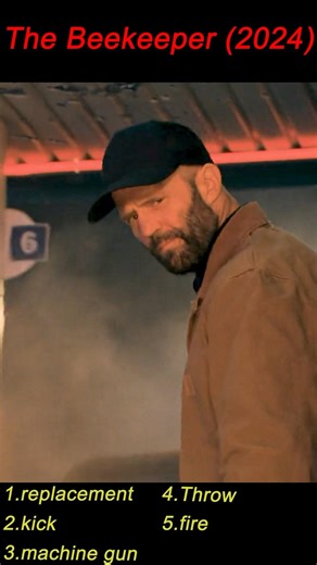 The Beekeeper｜Jason Battles the Leather-Clad Assassin at the Gas Station 🔥⛽🥊