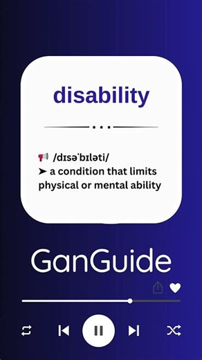 B2 English Word: DISABILITY | Meaning & Pronunciation
