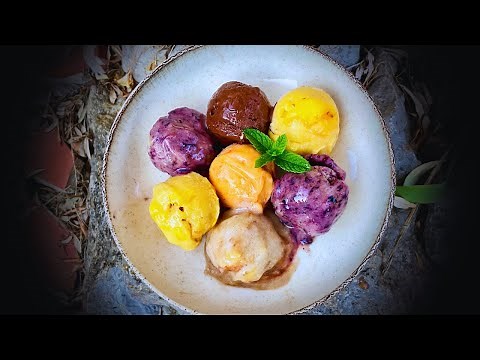 Sugar-Free Ice Cream with 3 Ingredients in 5 Minutes Without an Ice Cream Maker! (5 Flavors) - Gu...