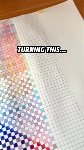 ChantelleArts ✧ artist & youtuber on Instagram: "We’re transforming this color chart I’ve had for years, into a gorgeous tree, celebrating my pa🌲on supporters #surrealart #acrylicpainting #marker #art #artists"