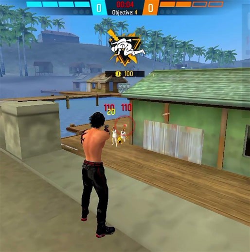 FF Max GamePlay - CS-RANKED - Try 100% HeadShot - Noob Vs Bot - Go 1M View - 6