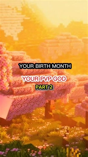 YOUR BIRTH MONTH YOUR PVP GOD | PART 2 | #minecraft #minecraftgameplay
