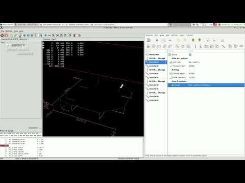 NativeCAM for LinuxCNC — Python 3 & Gtk3 Port horizontal drilling