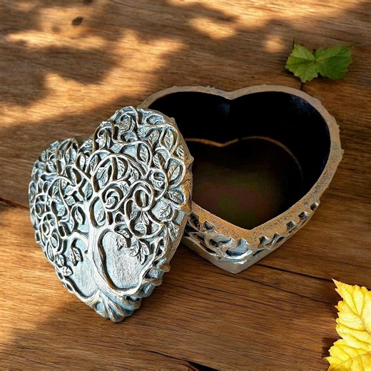 Tree of Life Heart Box – Celtic Art Jewelry Trinket Keepsake - Etsy