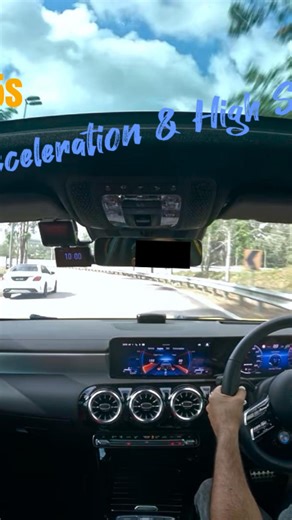 Ganaa | Teaser fast forwarded video: 2024 Mercedes-AMG A45s | Hard Acceleration High Speed on Highway | POV Drive to Desaru | Bone Stock This... | Instagram