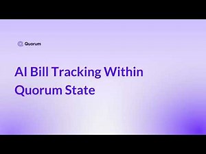 AI Bill Tracking Made Easy: Quorum’s Smart Solution for Legislative Monitoring