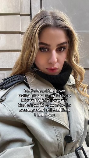 I love putting leather gloves places they don’t necessarily belong