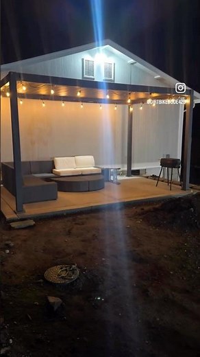 Building a DIY Concrete Patio with a Costco Pergola #diy