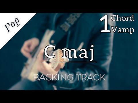 One Chord Backing Track - Pop - C Major - 80 bpm