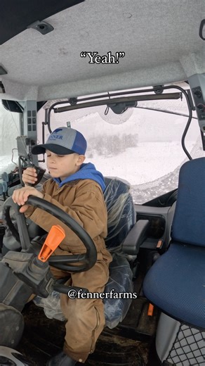 4.6M views · 1.5M reactions | Out plowing the driveway again.  I love watching this kid work.  #farm #farmlife #kids #farming #tractor #family #farmkids #work #drive #newholland | Devon Fenner | Facebook