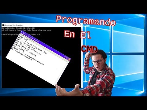 Programar en la consola o terminal de windows - Los archivos bat