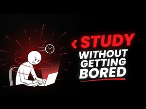 How to Study for 10 Hours Without Getting Tired or Bored!