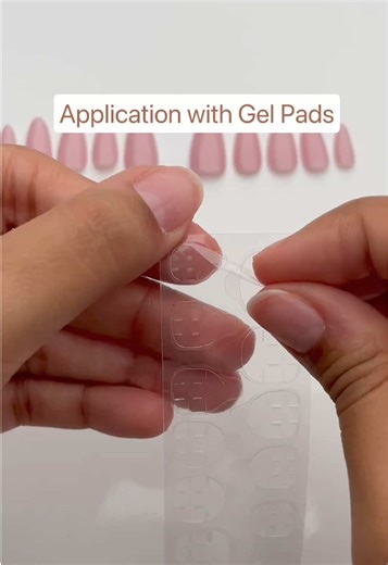 Easy Press On Nails Tutorial with Gel Pads