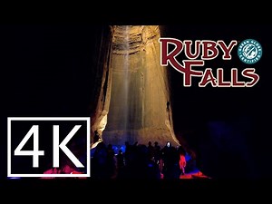 Tallest underground waterfall | Ruby Falls Walkthrough [4K]
