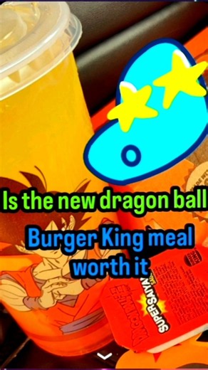 I Tried Burger King’s NEW Dragon Ball Meal… Is It Worth $18?! 😳🐉#DragonBall #food #BurgerKing