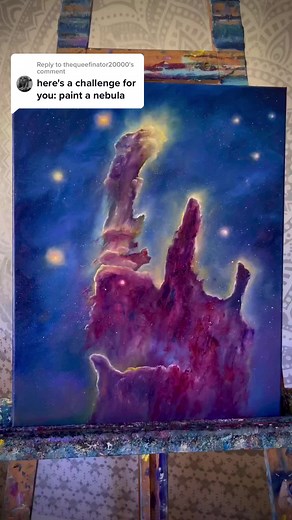 Creating 'Pillars of Creation' | Nebula Painting Process