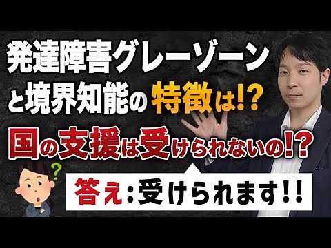 境界知能や大人の発達障害グレーゾーンの特徴と国から受けられる支援は？【実例付】#境界知能 #発達障害グレーゾーン #大人の発達障害