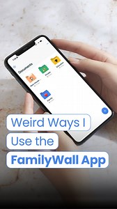 Sometimes you’ll find FamilyWall comes in handy when you least expect it…. Like building a house! 😅 Be honest though, is this a clever way to use the Documents in the app? #familyorganization #familycalendar #organization #familylife #organizedchaos | FamilyWall - Family Organizer