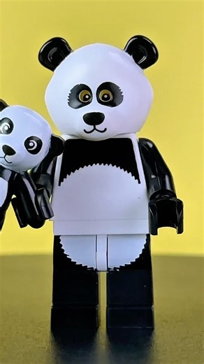 This Panda Minifigure is a SECRET AGENT?! 🐼🕵️ #cmf