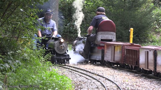 24K views · 957 reactions | Two H10's meet on the Valley Division at the Mill Creek Central Railroad. | The Steam Channel | Facebook
