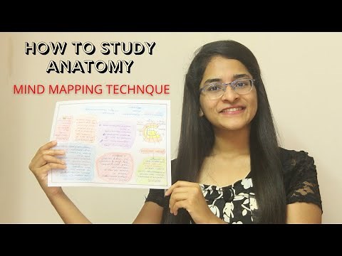 HOW TO STUDY ANATOMY | MIND MAPPING TECHNIQUE