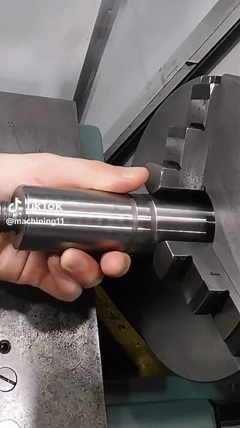 Metalworking Process: Close-Up of Precision Shaping