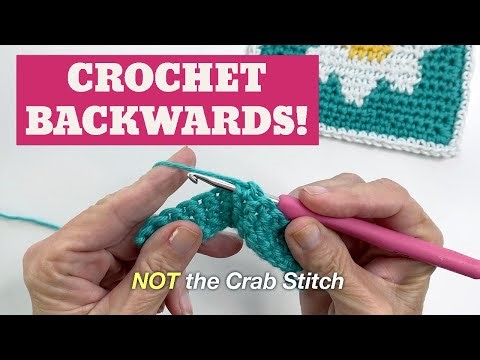 The Reverse (Mirror) Single Crochet 🤩🧶 Plus Left Handed Demo