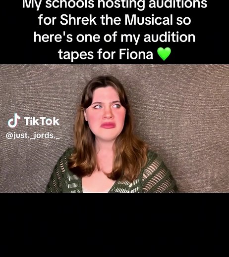 Audition Tape for Fiona in Shrek the Musical