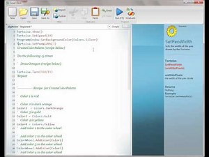 DigiGirlz Flower Small Basic Recipe (for teachers)