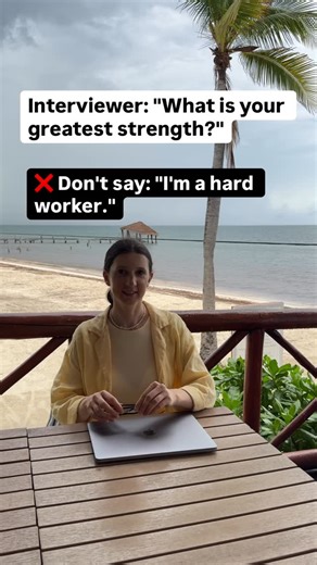 Natalia | Career Coach on Instagram: "STRONG ANSWERS THAT IMPRESS RECRUITERS (Choose 1–2 strengths that MATCH the job - and prove them with a real example) • Communication & Collaboration “One of my strengths is clear communication. I keep teams aligned and avoid misunderstandings, which helps projects move faster and smoother.” • Attention to Detail “I’m strong at catching mistakes early. In my last role, preventing a small issue saved the team time and protected the project timeline.” • Proble
