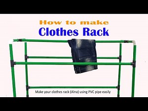 How to make clothes rack (Aalna) with PVC Pipe | Easy and Simple DIY Project at home